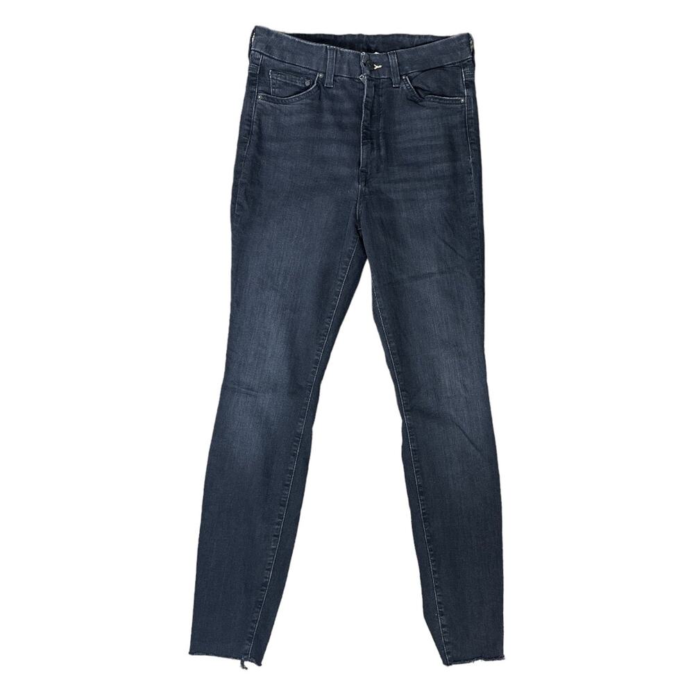 H&M Black High Waisted Super Skinny Jeans Black Denim HM Jeans Size 29